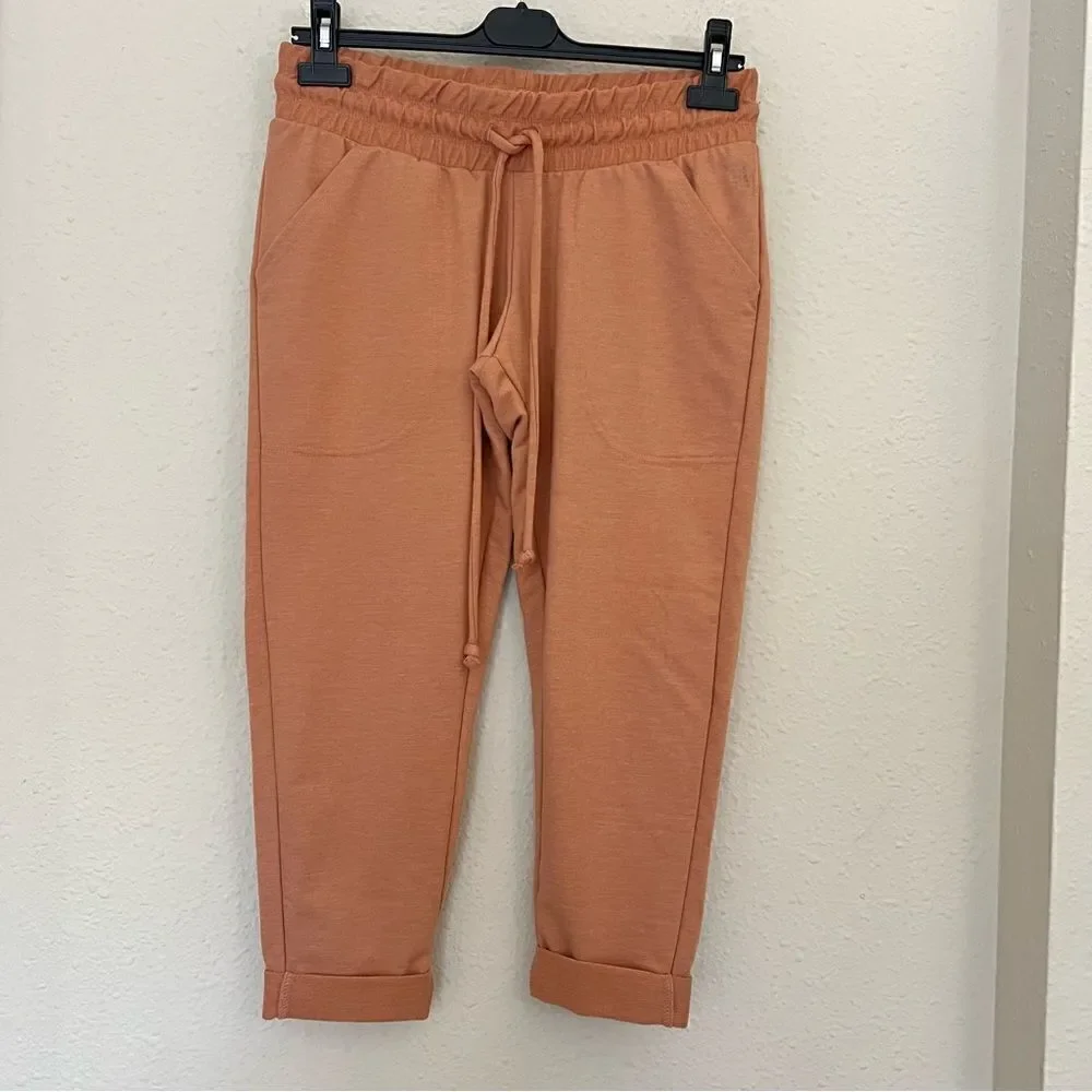 Free People Movement Cropped Jogger Sweatpants Size Small - Picture 2 of 6